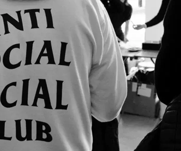 Anti Social Social Club Cancelled White Hoodie